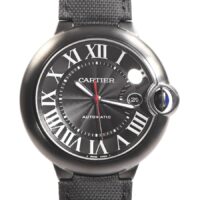 カルティエ/バロンブルー 42mm/WSBB0015/ブラック/ステンレス/中古A品/時計・腕時計