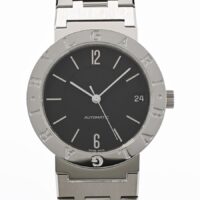 ブルガリ/ブルガリブルガリ/BB33SSAUTO/ブラック/ステンレス/中古A品/時計・腕時計
