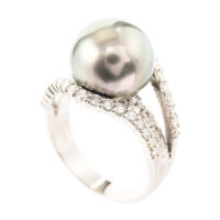 Pt900　パールリング