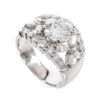 Pt900 ダイヤリング