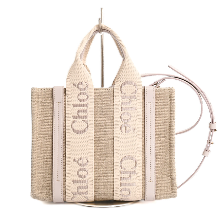 クロエ WOODYスモールトートバッグ CHC23AS397L17084