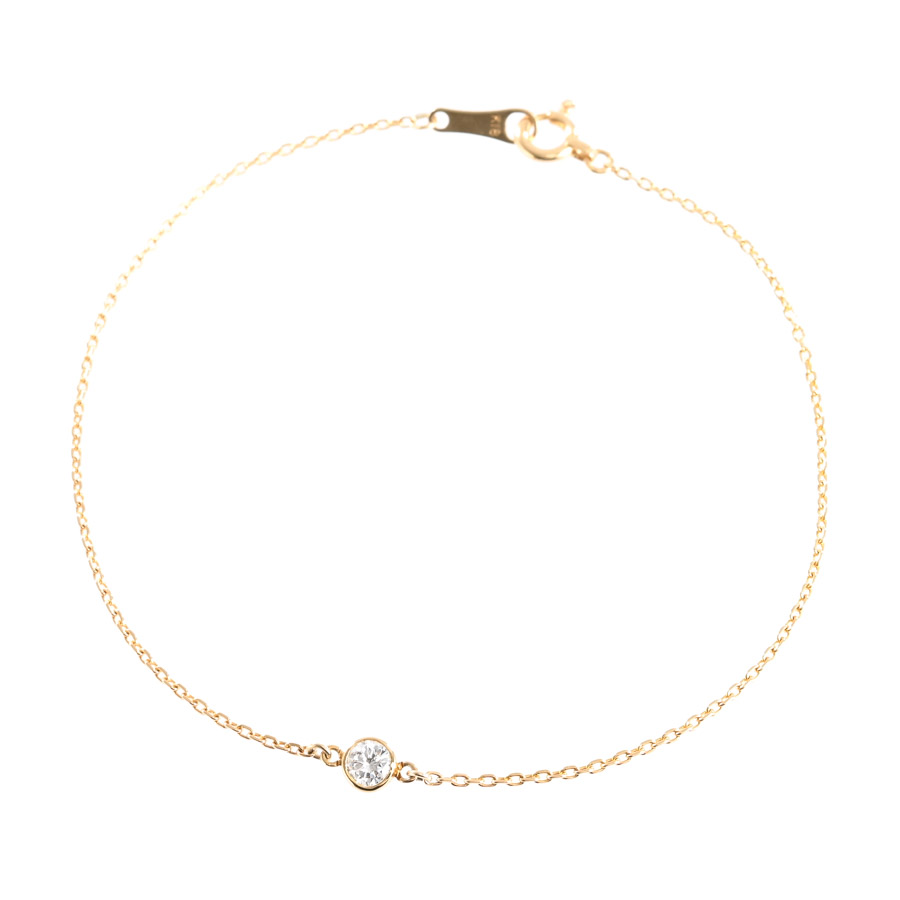 K18YG　ダイヤブレスレット