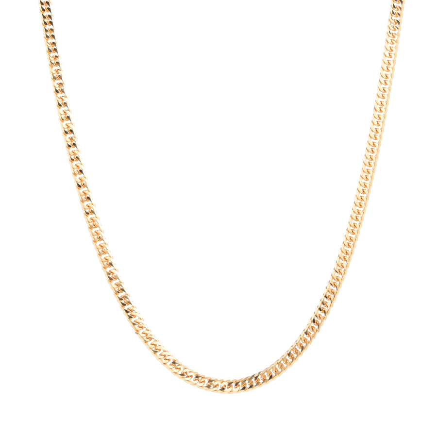 K18YG　喜平ネックレス6面ダブル