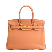 バーキン30　ゴールド