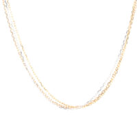 カルティエ トリニティ スリーカラーチェーン K18YWP